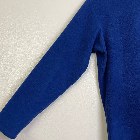 Vtg Patagonia Mens Capilene 1/4 Zip Long Sleeve Pullover M Blue Fleece Outdoors - Picture 5 of 9